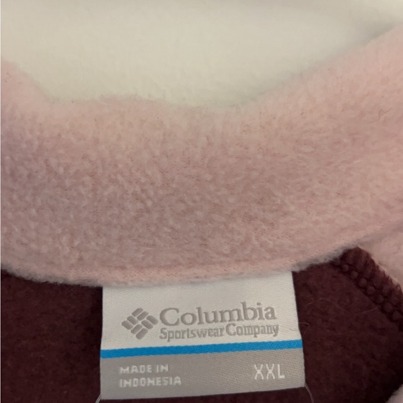 Columbia women’s Mount cannon half snap fleece pullover NWOT XXL - Picture 2 of 4
